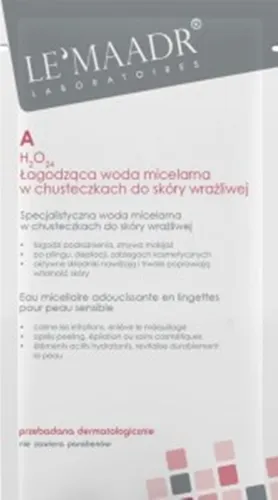 Le'Maadr Laboratoires Woda miceralarna w chusteczkach