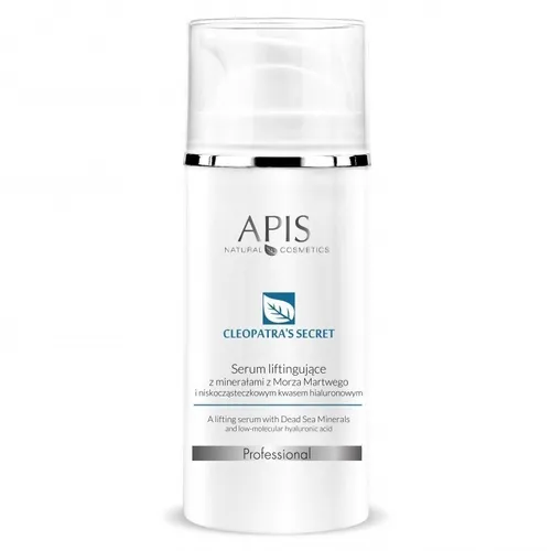 Apis Cleopatra's Secret, Serum liftingujące z minerałami z Morza Martwego i niskocząsteczkowym kwasem hialuronowym `Sekret Klleopatry (nowa wersja)`