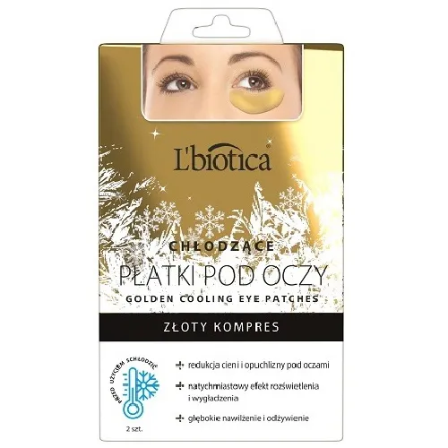 L'biotica Złoty Kompres, Chłodzące płatki pod oczy