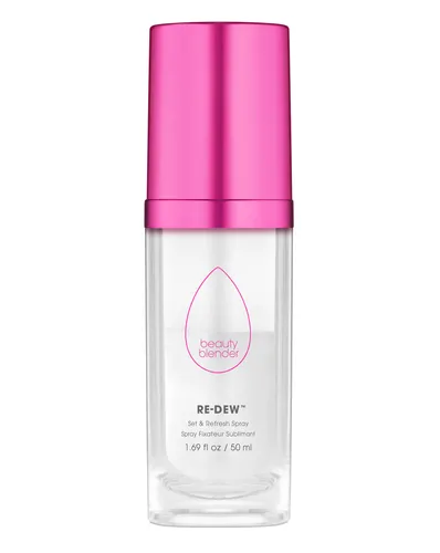 Silenz Beauty Beauty Blender, Re-Dew Set & Refresh Spray (Odświeżający spray do utrwalania makijażu)