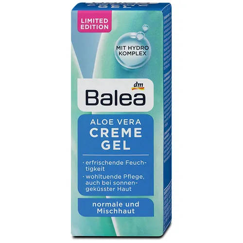 Balea Aloe Vera Creme-Gel (Aloesowy krem-żel do twarzy)