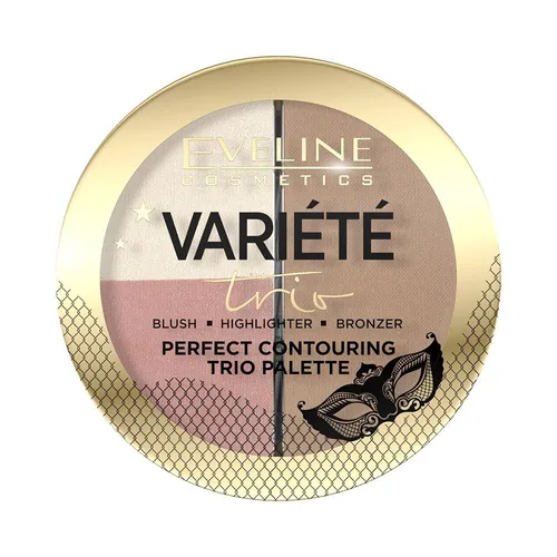 Eveline Cosmetics Variete, Perfect Contouring Trio Palette (Paleta do konturowania twarzy) - 1