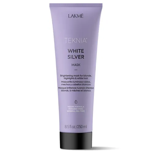 Lakme Teknia White Silver Mask (Maska do włosów siwych i blond)
