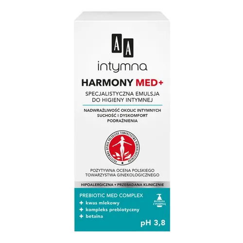 AA Intymna, Harmony Med +, Specjalistyczna emulsja do higieny intymnej