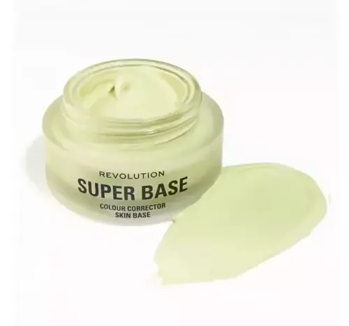 Revolution Beauty (Makeup Revolution) Super Base, Colour Correcting Green Primer with Cica & Chlorophyll (Korygująca baza pod makijaż zielona) - 1