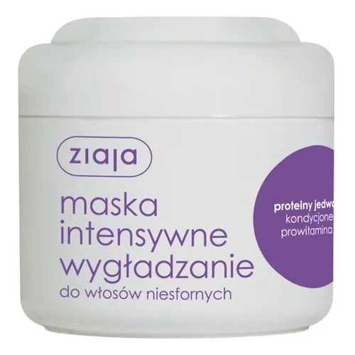 Ziaja Intensywna Pielęgnacja Włosów, Maska do włosów `Intensywne wygładzanie`