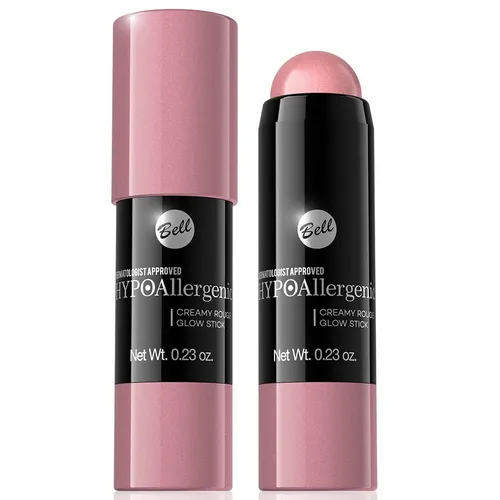 Bell HYPOAllergenic, Creamy Rouge Glow Stick (Hypoalergiczny róż w sztyfcie)