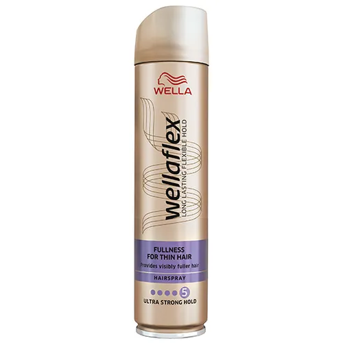 Wella Wellaflex, Fullness for Thin Hair, Ultra Strong Hairspray (Lakier do włosów maksymalnie utrwalający `Objętość dla cienkich włosów`) - 2