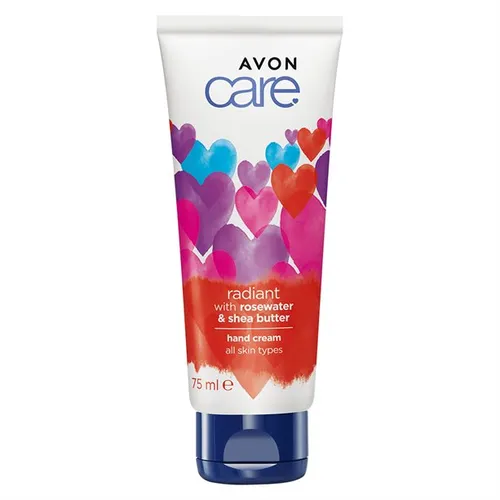 Avon Care, Radiant with Rose Water & Shea Butter, Hand Cream (Rozświetlający krem do rąk z wodą różaną i masłem shea) - 3