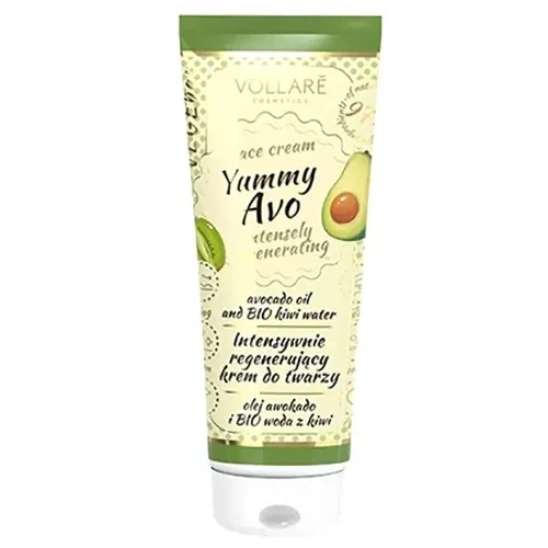 Vollare Cosmetics VEGEbar, Yummy Avo, Intensywnie regenerujący krem do twarzy