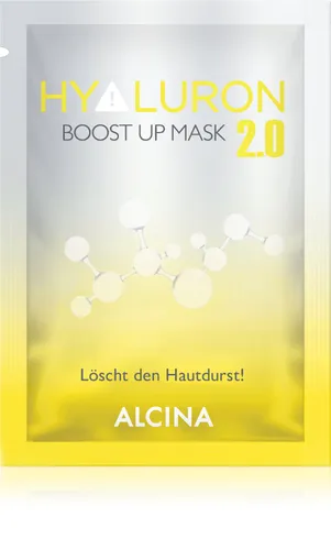 Alcina Hyaluron 2.0, Boost Up Mask (Maska w płachcie z natychmiastowym działaniem ujędrniającym i wygładzającym)