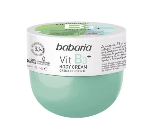 Babaria Natural Cosmetics Body Cream Vit B3 (Krem do ciała z witaminą B3)