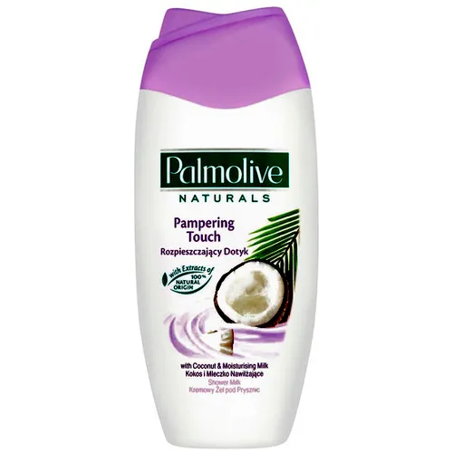 Palmolive Naturals, Pampering Touch, Coconut Shower Cream (Żel pod prysznic z kokosem i mleczkiem nawilżającym `Kokos`) - 2