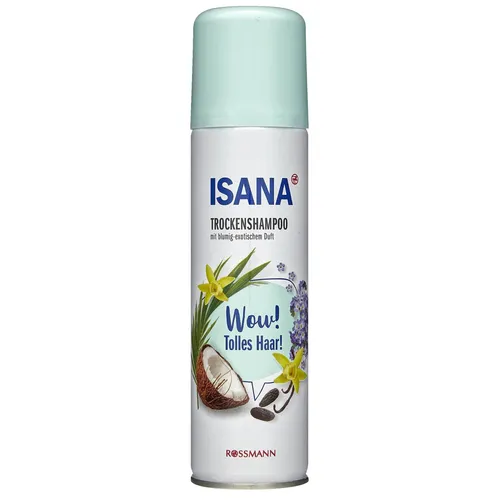 Isana Wow! Tolles Haar! Trockenshampoo (Suchy szampon o kwiatowo- egzotycznym zapachu `Teraz to ujdzie na sucho! `) - 2