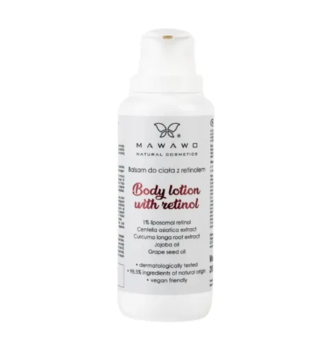 Mawawo Natural Cosmetics Body Lotion with Retinol (Balsam do ciała z retinolem)