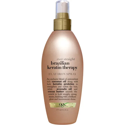 Organix Brazilian Keratin Therapy, Flat Iron Spray (Ochronny spray do włosów z keratyną)