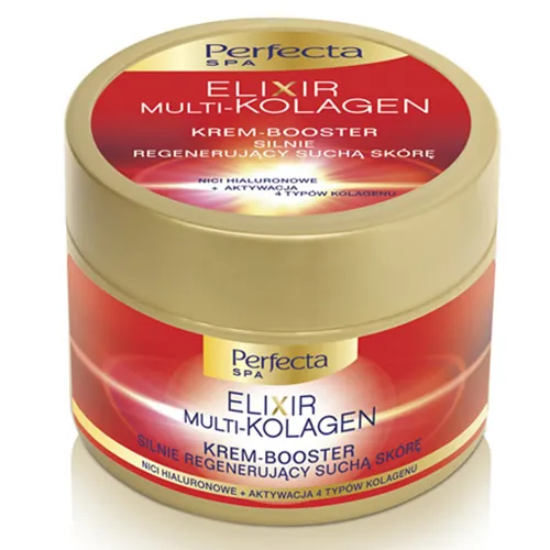 Perfecta Elixir Multi-Kolagen, Krem-booster silnie regenerujący suchą skórę