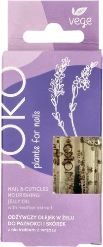 Joko Plants For Nails, Odżywczy olejek do paznokci i skórek w żelu `Ekstrakt z wrzosu`