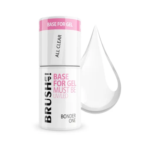 Brush Up by Maxineczka Base For Gel Must Be UV/LED (Transparentna  baza hybrydowa)