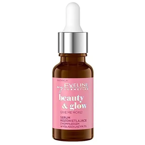 Eveline Cosmetics Beauty & Glow, Serum rozświetlające z kompleksem wygładzającym 7% `Give Me More! `