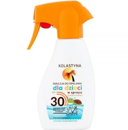 Kolastyna Dla Dzieci, Emulsja do opalania w sprayu SPF 30 (stara wersja)