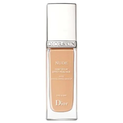 Christian Dior Diorskin Nude, Teint Eclat Effet Peau Nue [Skin Glowing Makeup] (nowa wersja) (Podkład rozświetlający)