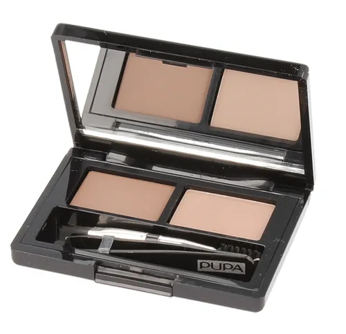 PUPA Eyebrow Set (Puder i wosk do brwi)