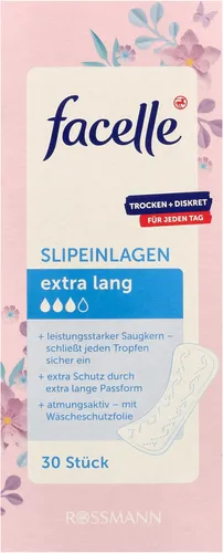 Facelle Slipeinlagen Extra Lang (Wkładki higieniczne extra długie) - 1