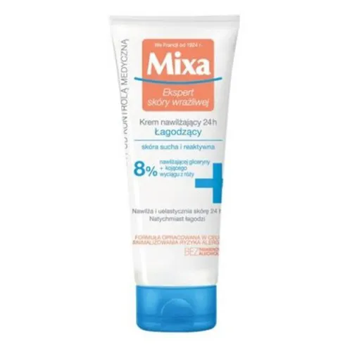 Mixa Krem nawilżający 24h łagodzący 8%