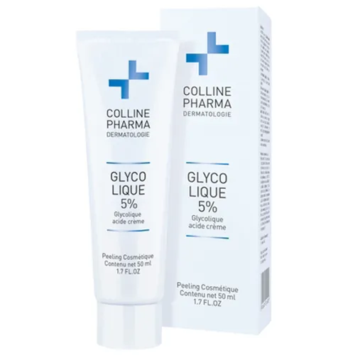 Colline Pharma Dermatology Glycolique 5%, Glycolique  Acide Creme (Peeling kosmetyczny w formie kremu z zawartością 5% kwasu glikolowego)