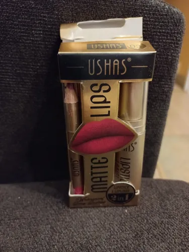 Ushas Matic Lips Waterproof Long Lasting (Zestaw do ust: szminka i konturówka) - 3