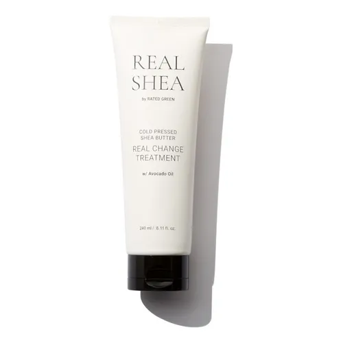 Rated Green Real Shea, Cold Pressed Shea Butter Real Change Treatment (Kuracja do włosów zniszczonych)