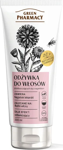 Green Pharmacy Odżywka do włosów przetłuszczających się z nagietkiem