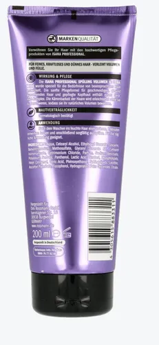Isana Professional, Volumen & Ceramide Spulung (Odżywka do włosów `Objętość & ceramidy`) - 2