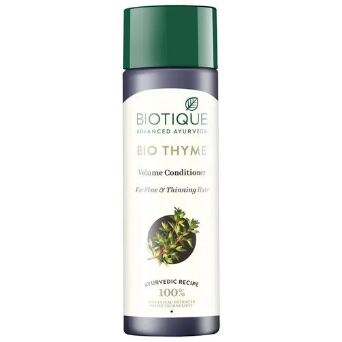 Biotique Advanced Ayurveda, Bio Thyme, Volume Conditioner (Wzmacniająca odżywka  z tymiankiem na objętość włosów)