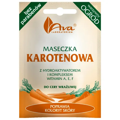 Laboratorium Kosmetyczne AVA Warzywny Ogród, Maseczka karotenowa