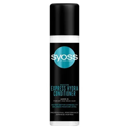 Syoss Moisture Express, Hydra Conditioner (nNwilżająca ekspresowa odżywka do włosów suchych i osłabionych)