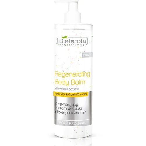 Bielenda Professional Body Program, Regenerating Body Balm with Vitamin Cocktail, Marula Oil & Vitamin Complex (Regenerujący balsam do ciała z koktajlem witamin)