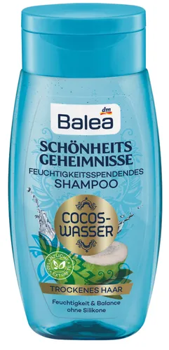 Balea Schönheitsgeheimnisse, Feuchtigskeitsspenendes Cocos-Wasser Shampoo (Szampon nawilżający)