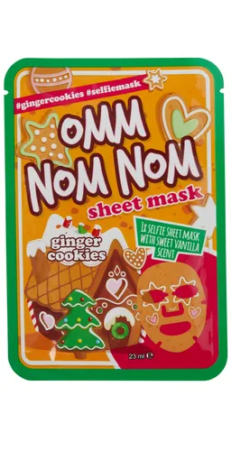 Maxbrands Omm Nom Nom Sheet Mask Ginger Cookies (Maska do twarzy w płachcie)