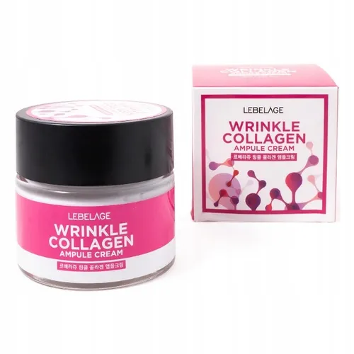 Lebelage Wrinkle Collagen Ampule Cream (Ampułkowy krem do twarzy z kolagenem)