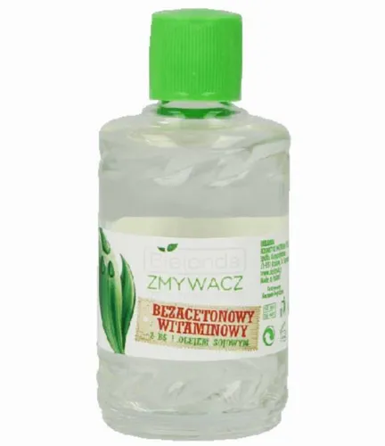 Bielenda Bezacetonowy witaminowy zmywacz do paznokci i tipsów