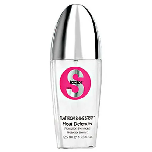 Tigi S-Factor, Flat Iron Shine Spray Heat Defender (Spray do prostowania włosów)