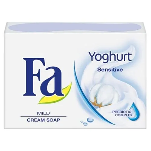 Fa Yoghurt Sensitive, Mild Cream Soap with Prebiotic Complex (Kremowe mydło w kostce (nowa wersja))