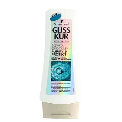 Schwarzkopf Gliss Purify & Protect, Odżywka do włosów przeciążonych i przetłuszczających