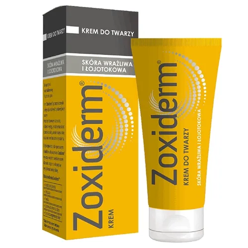Aflofarm Farmacja Polska Zoxiderm, Krem do twarzy do skóry wrażliwej i łojotokowej