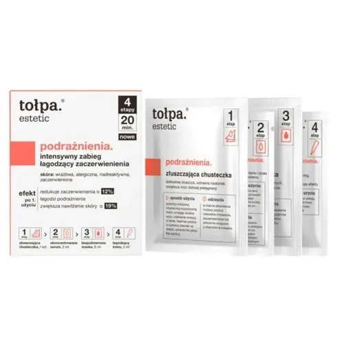 Tołpa Estetic Podrażnienia, Intensywny zabieg łagodzący zaczerwienienia