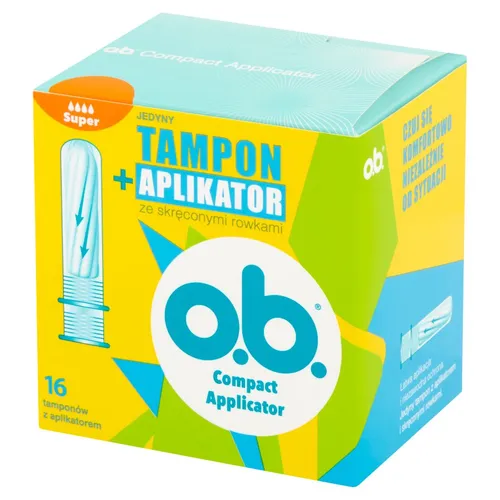 O.B. Compact Applicator Super, Tampony higieniczne - 1