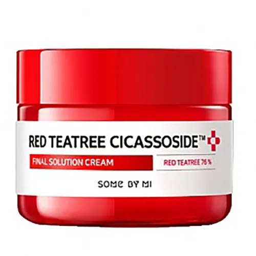 Some by MI Red Teatree Cicassoside, Final Solution Cream (Krem przeznaczony dla skóry wrażliwej i problematycznej)