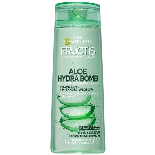 Garnier Fructis, Aloe Hydra Bomb, Szampon wzmacniający do włosów odwodnionych